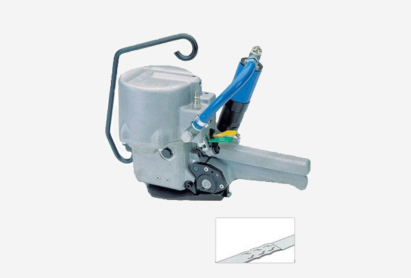 氣動(dòng)一體式鋼帶免扣打包機(jī)